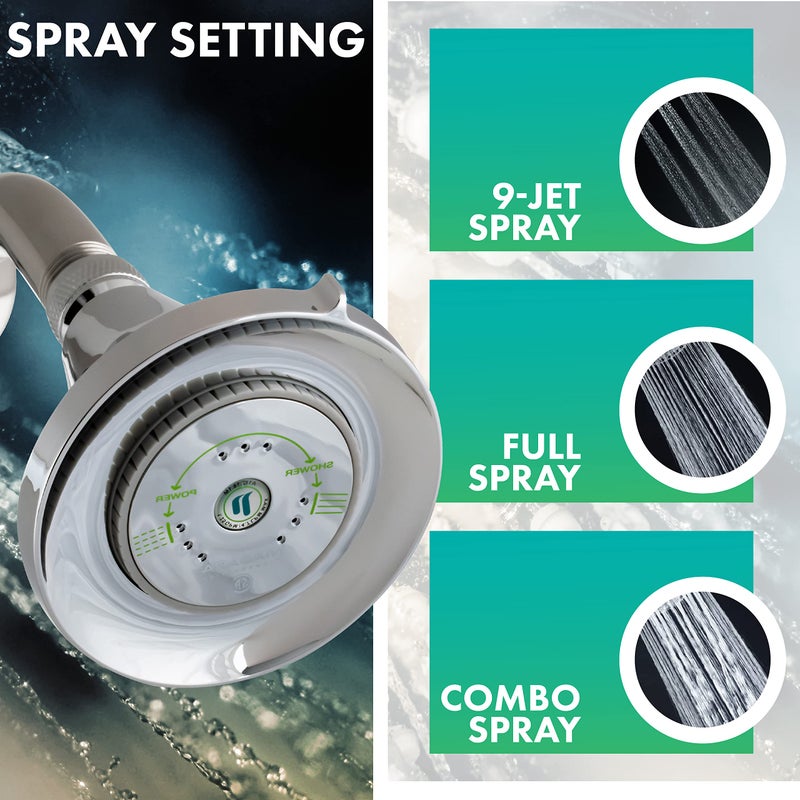 Niagara Conservation Earth Luxe High Efficiency 1.5 GPM Showerhead in Chrome, N3915CH - Image 4